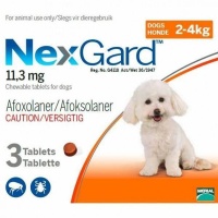 NexGard Chewables Tick & Flea Control for Small Dogs - 3 Tablets Photo