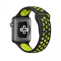 Apple Zonabel Sport Strap for 42mm Watch - Black Yellow Photo
