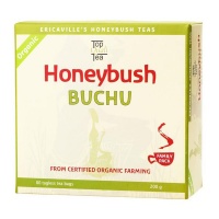 TopQualiTea Organic Honeybush & Buchu Tea - Box of 80 Tea Bags Photo