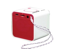 Everlotus Bluetooth Cube Speaker - Red Photo