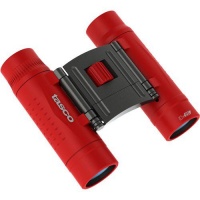 Tasco 10x25 Essential Roof Prism Binoculars - Red Photo