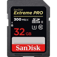 SanDisk 32GB 300Mb/s Extreme Pro SD Card UHS-ll SDHC C 10 Photo