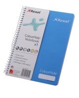 Rexel: A5 Feint Ruled Perforated Notebook - Blue Photo