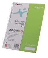 Rexel: A4 Feint Ruled Perforated Notebook - Lime Photo