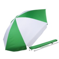 Alice Umbrellas 1.8M Beach Umbrella With Carry Bag - Royal/White Photo