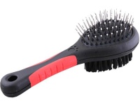 Professional Double Sided Pin & Bristle Pet Grooming Brush Photo