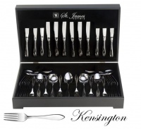 St James - Cutlery Kensington in Wooden Canteen - Set of 112 Photo