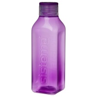 Sistema - 725ml Medium Square Bottle - Purple Photo