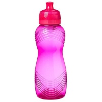 Sistema - 600ml Wave Bottle - Pink Photo