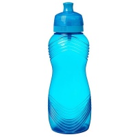 Sistema - 600ml Wave Bottle - Blue Photo