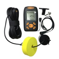 Wired Sonar Transducer & LCD Fish Finder Display Photo