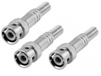 100 X RG59 BNC Male Connector to Coaxial Cable Photo
