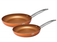 Blaumann 2 Piece Le Chef Collection Stainless Steel Fry Pan Set Photo