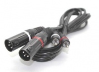 XLR Cannon Male X 2 to 2RCA Male 1.8m Cable Photo