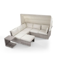 Cielo - Santorini Patio Lounge Set - Titanium Photo