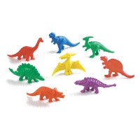 EDX Education Counters Dinosaurs 6 Colour - 128 Piece Photo