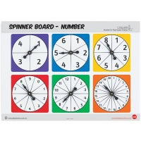 EDX Education Spinner Board - Numbers Photo