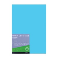 Treeline Turquoise A4 Deep Tint 160gsm Project Board - 100's Photo