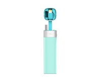 Mipow Compact Power Tube with Built In Micro USB Cable 3000mAh - Pink Photo