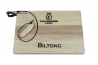 Cape Vineyards Biltong Board with Knife & Leather Thong Photo