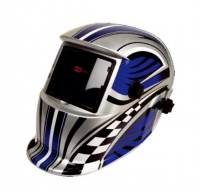Matweld - Auto Dark Helmet - Grind Blue Photo