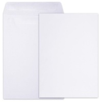 B4 White Self Seal - Open Short Side Envelopes - Box of 250 Photo