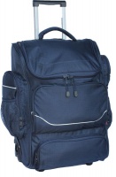 School Mate Trolley Backpack - Navy Photo