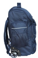 School Mate Trolley Backpack - Black Photo