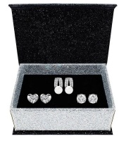 Destiny Evelyn 3 Pair Earring Set with Swarovski Crystals Photo