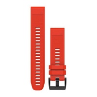 Garmin QuickFit 22mm Silicone Watch Band - Flame Red Photo
