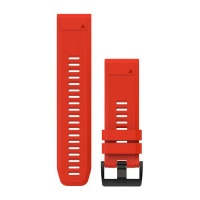Garmin QuickFit 26mm Silicone Watch Band - Flame Red Photo