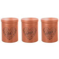 Lumoss - Canister Set of 3 - Copper Photo