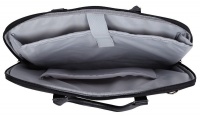 Black Ladies Shoulder Sling Laptop Bag 15.6" - Photo