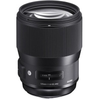 Canon Sigma 135 F1.8 DG HSM Art Lense for - Black DG Full Frame Photo