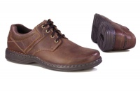 Hush Puppies Bennett Chestnut Men's Casual Lace Up - Brown Photo