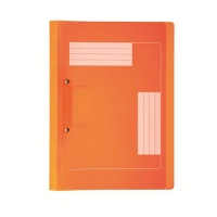 Meeco - Pp Accessible File With Silk Screened Front- Orange Photo