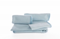 Wonder Towel Microfibre Baby Bath Set - Light Blue Photo