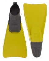 Junior Aqualine Swim Fins - Grey/Light Yellow Photo