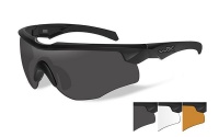 Wiley X Rouge Comm Multi Lens Glasses with Matte Black Frame Photo