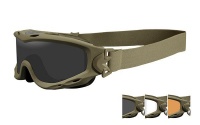 Wiley X Spear Multi Lens Goggles with Matte Tan Frame Photo