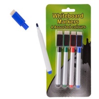 Bulk Pack x12 Whiteboard Marker with Eraser - 4 Piece Photo