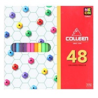 Colleen Pencil Crayons - Box of 48 Assorted Colours Photo