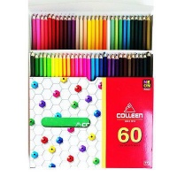 Colleen Pencil Crayons - Box of 60 Assorted Colours Photo