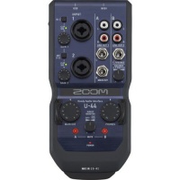 Zoom U44 Handy 4-In/4-Out Audio Interface Recorder - Blue Photo
