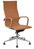 TOCC Ribbed High Back Chair - Camel Photo