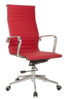 TOCC Ribbed High Back Chair - Red Photo
