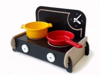 Bootoo Wooden Mini Cooker Play Set for Kids Photo