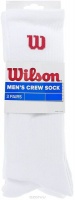 Men's Wilson Crew White Socks - 3 Pairs Photo