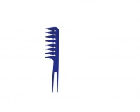 Heat 2 Prong Styling Comb - Blue Photo