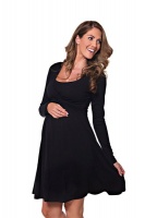 Lonzi&Bean Ladies Ultimum Long Sleeve Dress - Black Photo